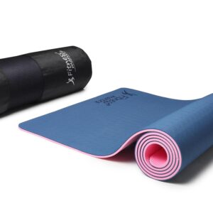Fitness Mantra TPE Dual Color Anti-Slip Yoga Mat